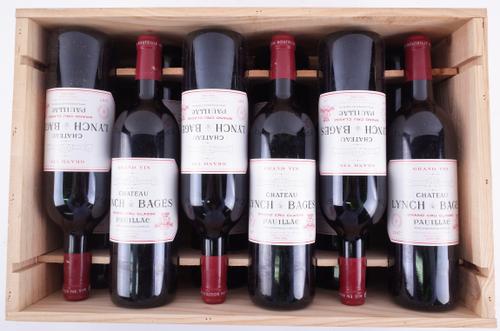 TWELVE BOTTLES OWC CHÂTEAU LYNCH-BAGES, 5ÈME CRU CLASSÉ, POUILLAC, CB 1997