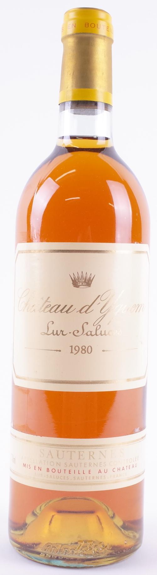 ONE BOTTLE OWC CHÂTEAU D'YQUEM, 1ER CRU CLASSÉ, SAUTERNES, CB 1980