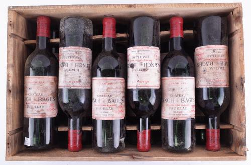 TWELVE BOTTLES OWC LYNCH-BARGES, 5ÈME CRU CLASSÉ, PAUILLAC, CB 1973