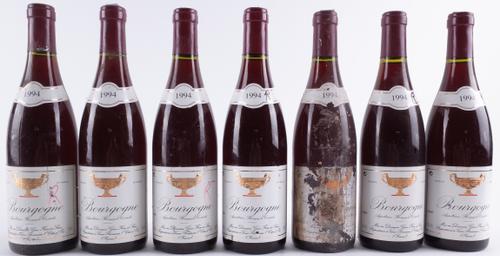 SEVEN BOTTLES BOURGOGNE ROUGE, DOMAINE GROS FRÈRE ET SOEUR 1994