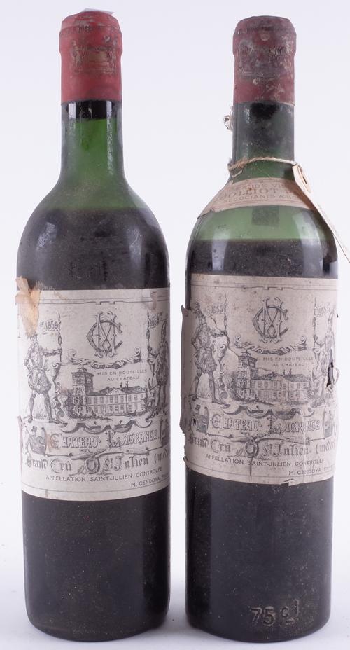 TWO BOTTLES CHÂTEAU LAGRANGE, 3ÈME CRU CLASSÉ, ST. JULIEN