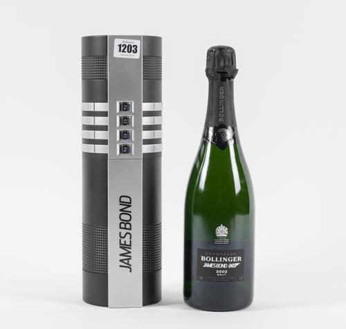 A BOTTLE OF JAMES BOND 50TH ANNIVERSARY BOLLINGER 2002