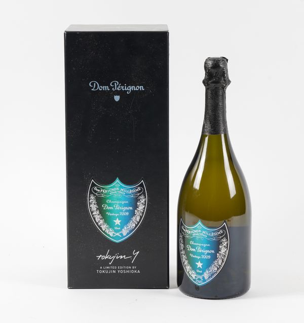 A BOTTLE OF DOM PERIGNON LIMITED EDITION TOKUJIN YOSHIOKA VINTAGE CHAMPAGNE 2009