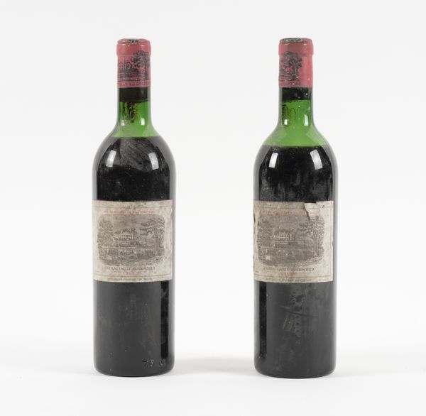 TWO BOTTLES OF CHATEAU LAFITE ROTHSCHILD 1964 (2)
