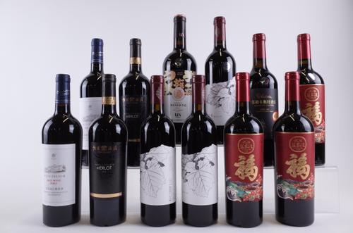 12 BOTTLES CHINESE RED WINE