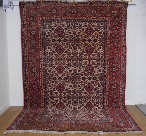 AN ESFAHAN CARPET, PERSIAN