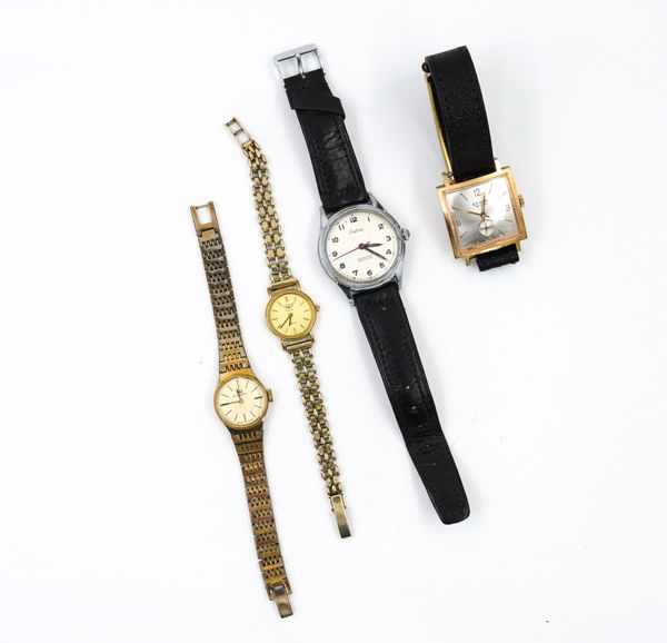 A GROUP OF FOUR WRISTWATCHES (4)