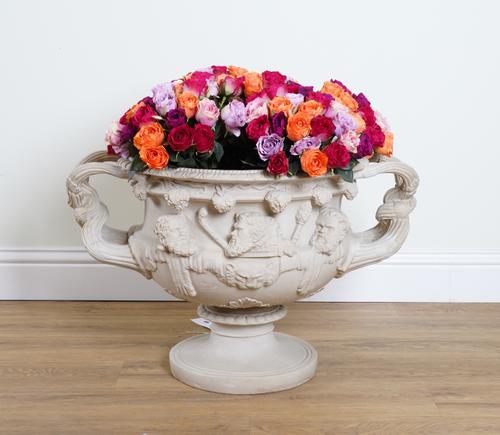 AFTER THE ANTIQUE: A WHITE COMPOSITE MODEL OF THE WARWICK VASE
