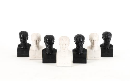ANTHONY REDMILE:  A GROUP OF SEVEN COMPOSITE PORTRAIT BUSTS OF NAPOLEON BONAPARTE AFTER ANTOINE CHAUDET (7)