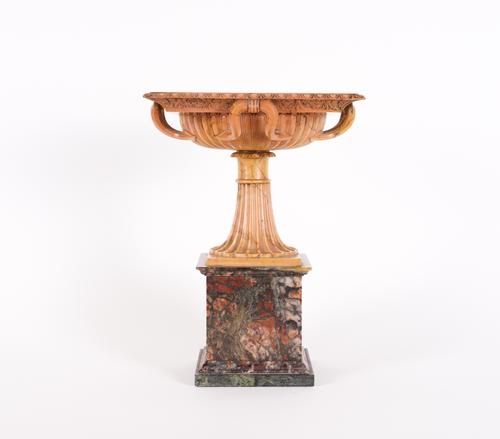 A GRAND TOUR GIALLO ANTICO MARBLE TAZZA