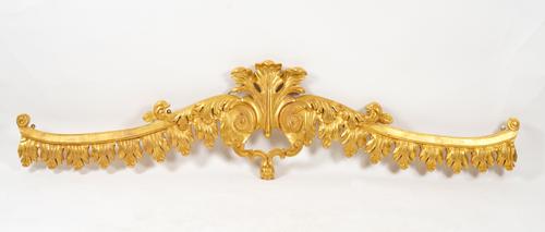 A MODERN GILT FRAMED ACANTHUS FRIEZE