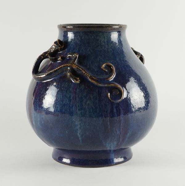 A CHINESE FLAMBE VASE