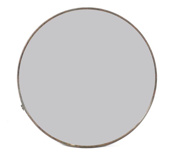 A MID 20TH CENTURY CIRCULAR CONCAVE WALL MIRROR