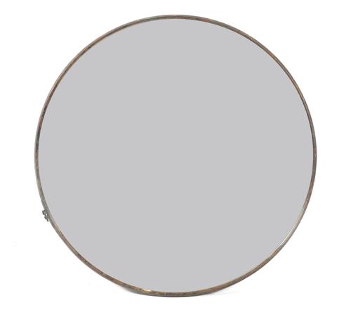 A MID 20TH CENTURY CIRCULAR CONCAVE WALL MIRROR