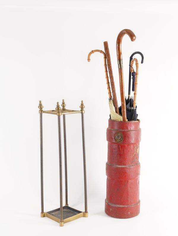 A RED SHOT CARTRIDGE STICK STAND AND ANOTHER (7)