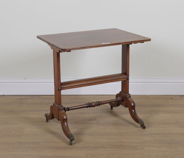 A REGENCY MAHOGANY SIDE TABLE