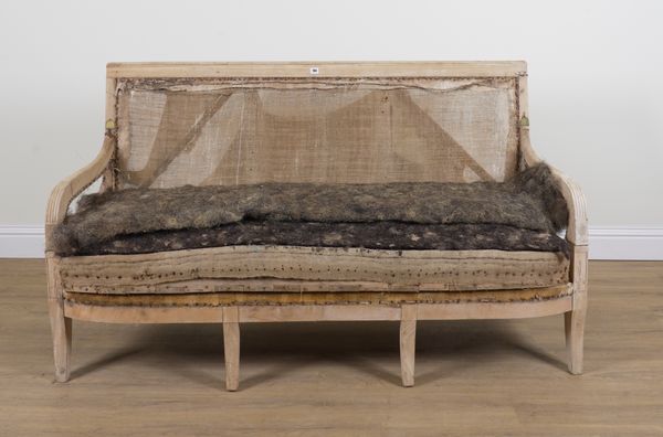 A FRENCH EMPIRE REVIVAL STYLE SOFA