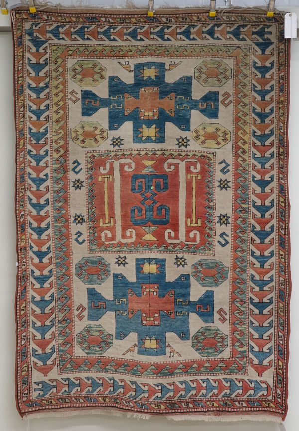 A TURKISH RUG OF KAZAKH DESIGN