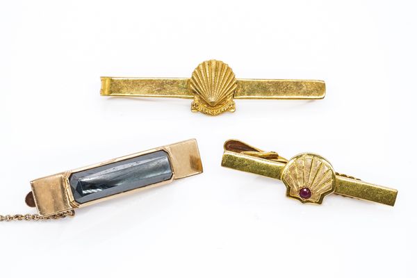 THREE TIE CLIPS (3)