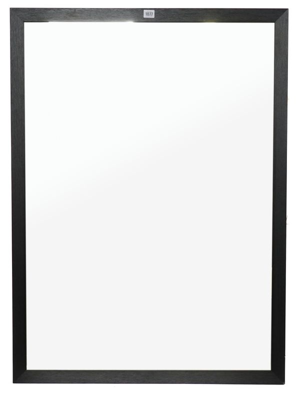 A GROUP OF FIVE MODERN RECTANGULAR WALL MIRRORS (5)