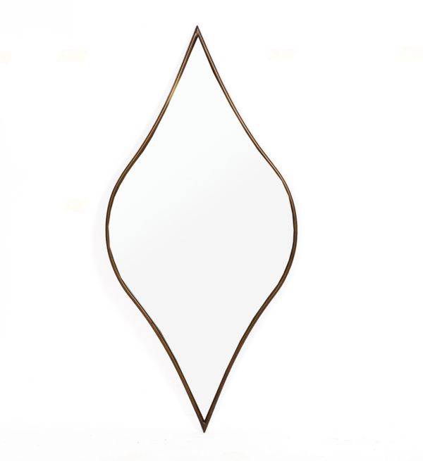 OKA; A SET OF FIVE MODERN SHAPED MIRRORS (5)