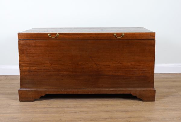 A19TH CENTURY LARGE CEDARWOOD BLANKET BOX