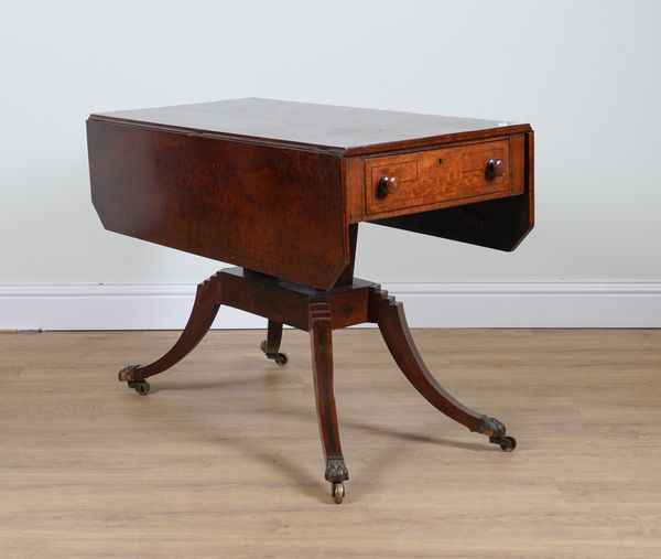 A REGENCY MAHOGANY PEMBROKE TABLE