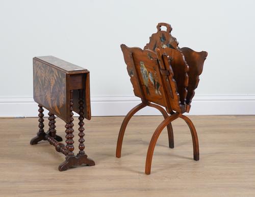 A VICTORIAN MAUCHLINE WARE SUTHERLAND TABLE (2)