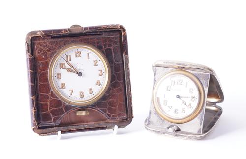 TWO TRAVELLING CLOCKS (2)