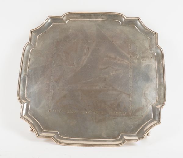 A SILVER SALVER