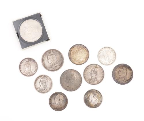 A GROUP OF BRITISH AND FOREIGN COINS (qty)