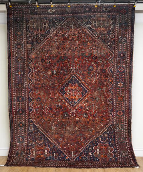 A SHIRAZ RUG, SOUTH PERSIAN