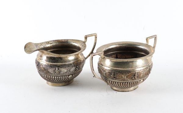 AN ASIAN TWO PIECE PART TEA SET