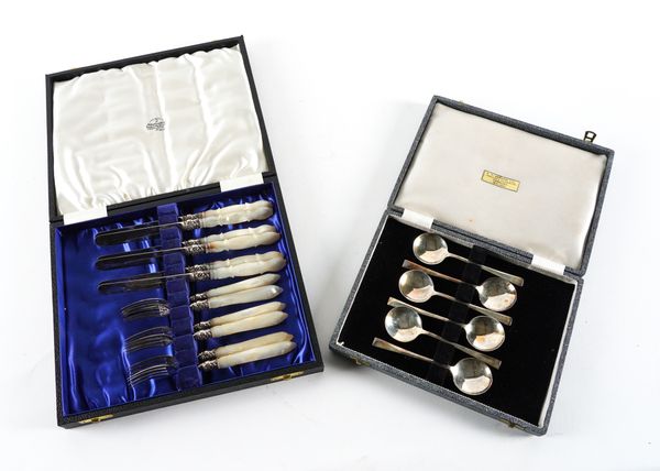 TWO SILVER SETS OF FLATWARE