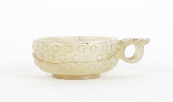 A CHINESE JADE CIRCULAR CUP