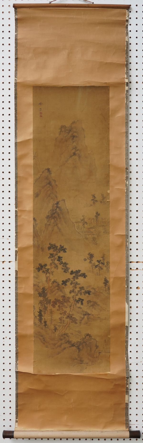 A JAPANESE SCROLL PAINTING