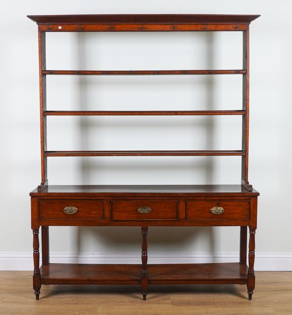 AN 18TH CENTURY OAK DRESSER