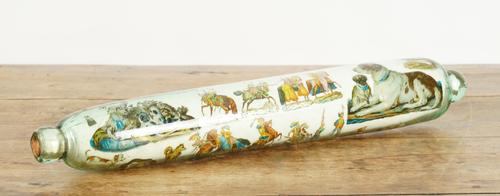 A DECALCOMANIA ROLLING PIN