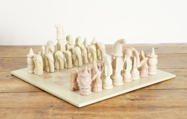 A COLLECTION OF MODERN CHESS SETS (6SETS AND 6 BOARDS)