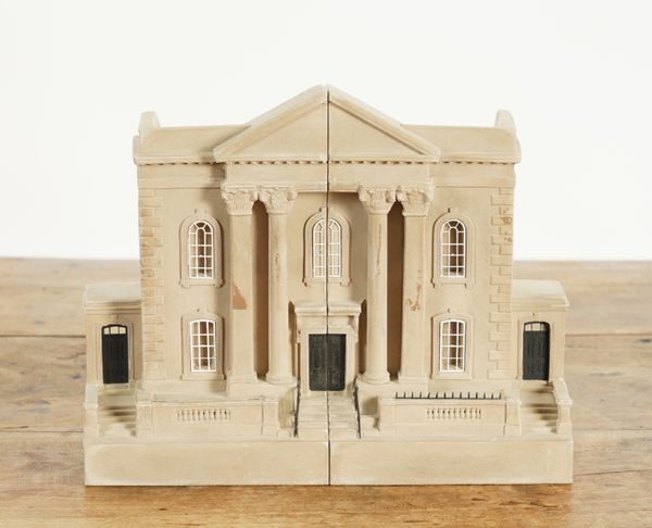 TIMOTHY RICHARDS: A PAIR OF PLASTER ARCHITECTURAL MODELS OF QUEEN ANNE HOUSE, BATH (2)