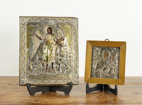 A RUSSIAN ICON OF SAINT JOHN THE BAPTIST (2)