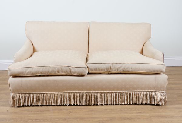 A HOWARD STYLE TWO SEAT SOFA