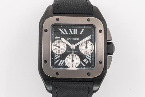 A CARTIER SANTOS 100 AUTO WATCH