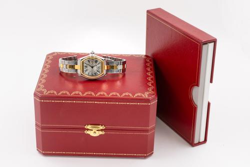 A CARTIER ROADSTAR BI COLOUR WATCH