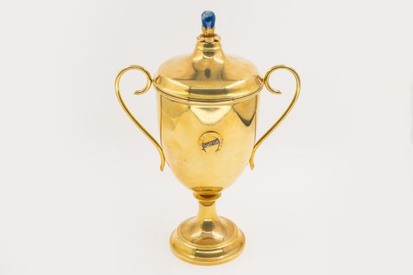 A JOCKEY CLUB GOLD CUP AND COVER