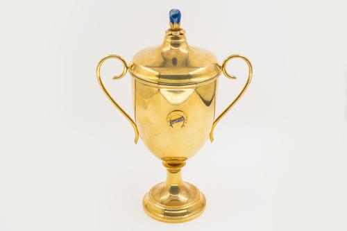 A JOCKEY CLUB GOLD CUP AND COVER