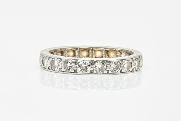 A FULL DIAMOND ETERNITY RING