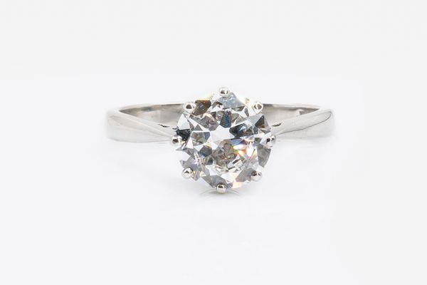 A 1.72 CARAT DIAMOND SINGLE STONE RING