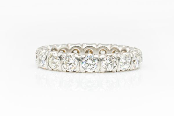 A 3.60 CARAT DIAMOND FULL ETERNITY RING