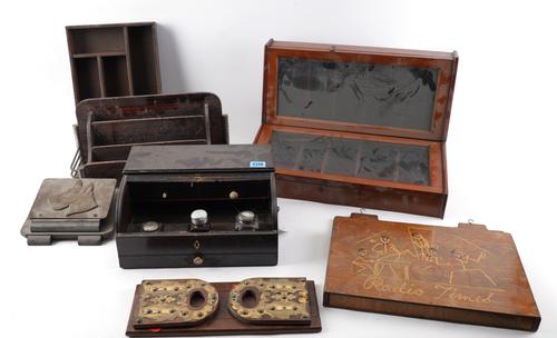 A QUANTITY OF MID 20TH CENTURY WOODEN BOXES